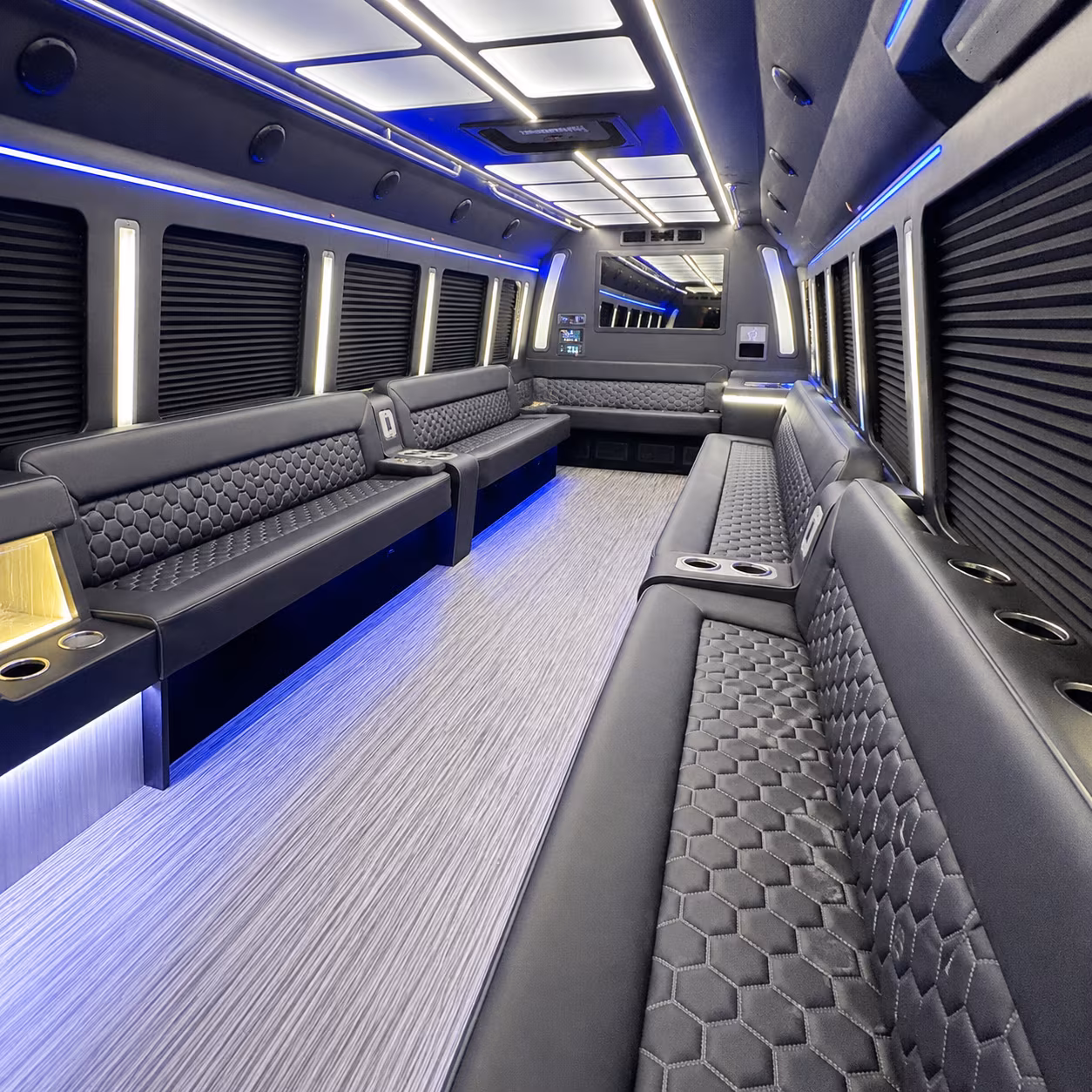 hit every photo stop in your minneapolis party bus before the dance